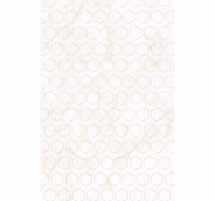 Geometrinen kuviotapetti kuusikulmioilla - Tenstickers