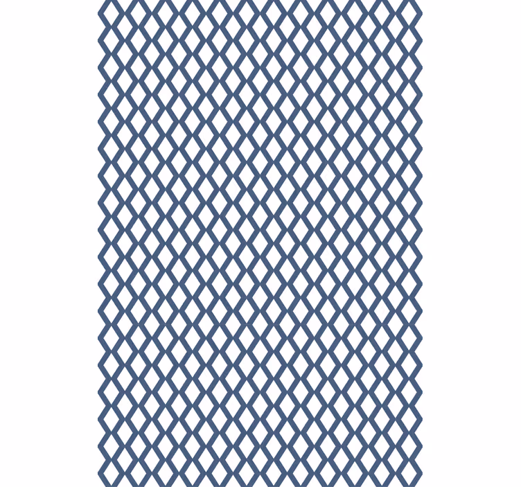 Geometrinen ristikko kuviotapetti - Tenstickers