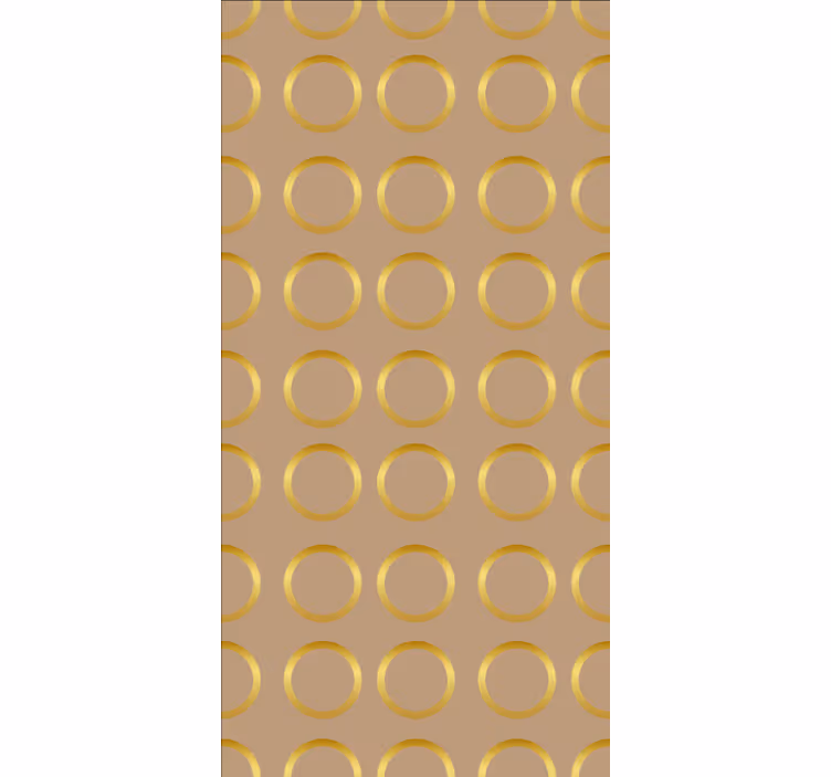 Geometrinen ympyräkuviotapetti - Tenstickers
