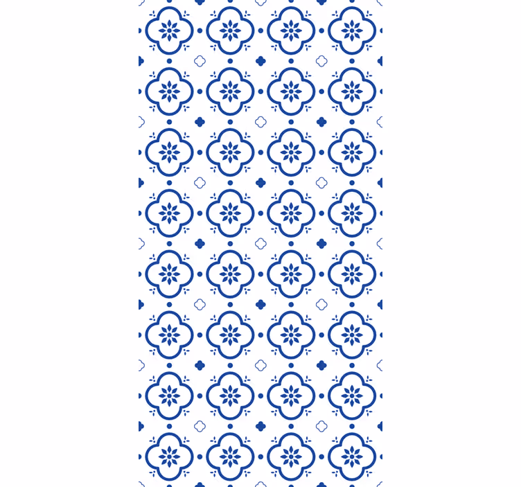 Klassinen tapetti siniset laatat - Tenstickers