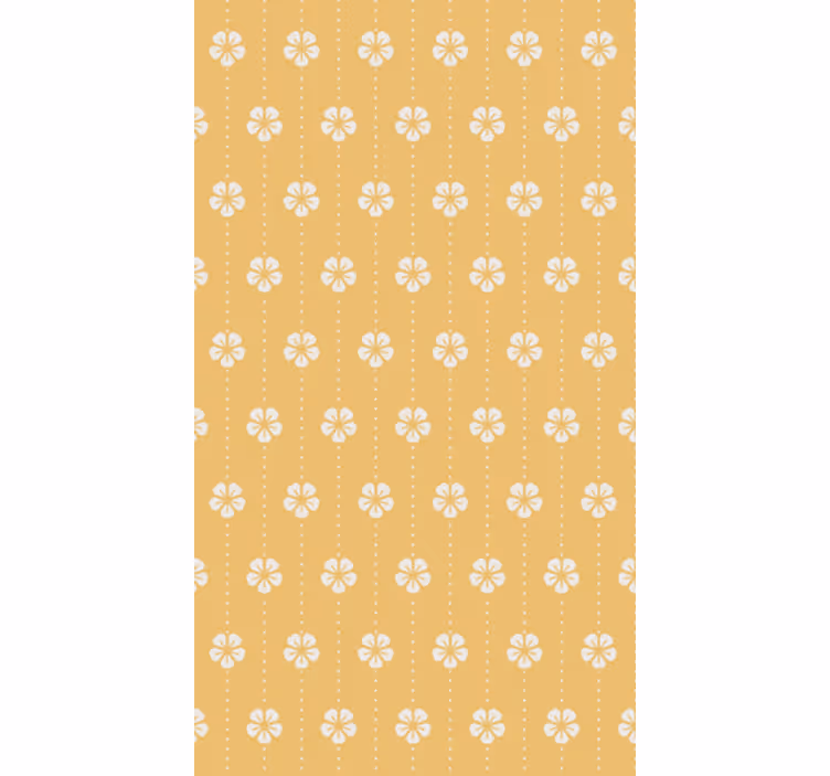 Olohuone tapetti elegantti kukkakuosi - Tenstickers