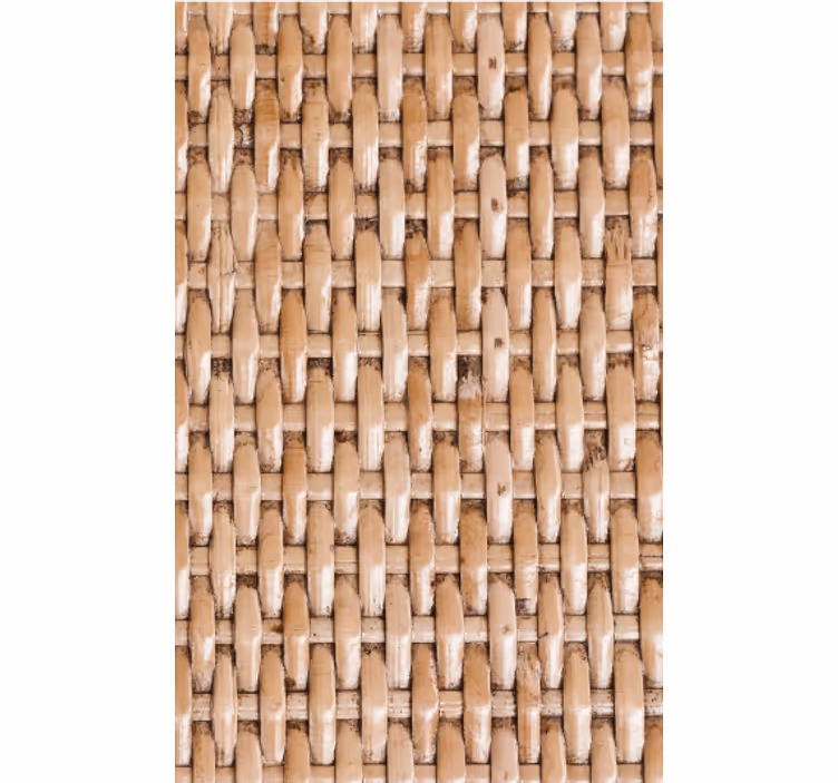Luonnollinen kuitukuviointiolohuone tapetti - Tenstickers