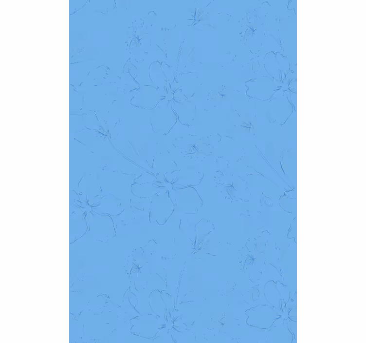 Kasvitieteellisesti inspiroitu olohuone tapetti - Tenstickers