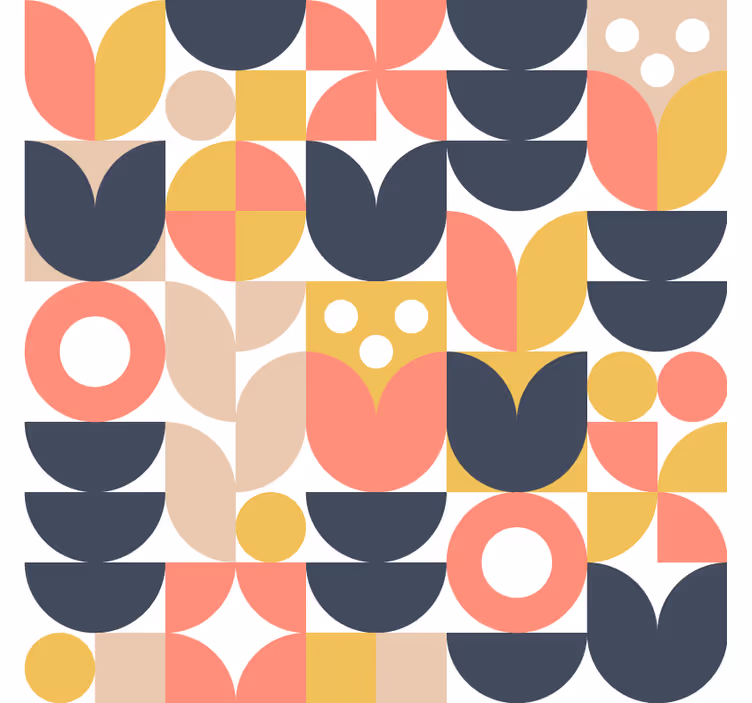 Pohjoismainen tapetti geometriset kuviot - Tenstickers