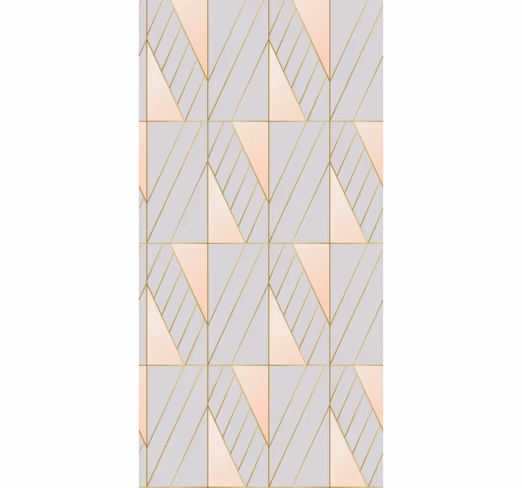 Moderni tapetti geometriset kuvioidut viivat - Tenstickers