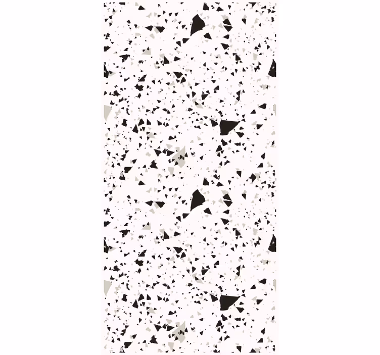 Harmaa valkoinen ja musta terrazzo keittiötapetti - Tenstickers