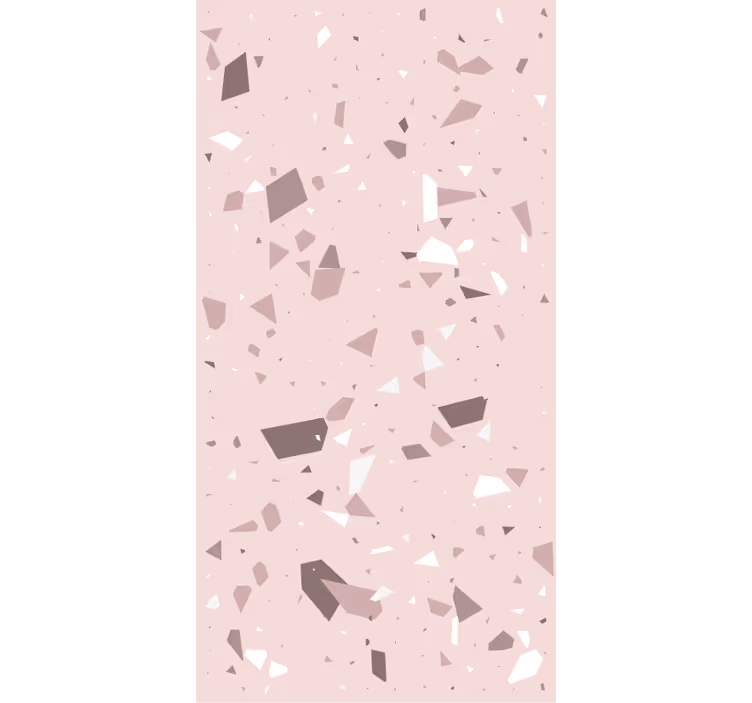 Vaaleanpunainen teksturoitu lattiatapetti - Tenstickers