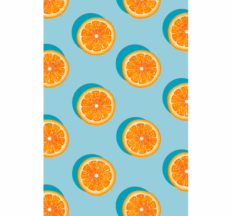 Citrusviipaleaiheinenkeittiötapetti - Tenstickers