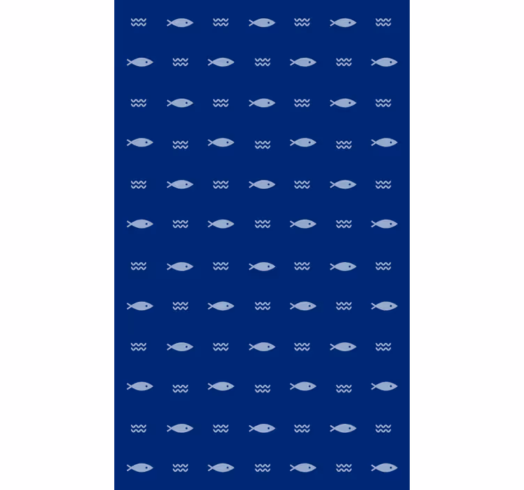 Kalanmuotoiset kylpyhuoneen tapetit - Tenstickers