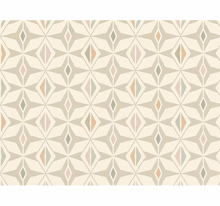Värikäs geometrinen olohuone tapetti - Tenstickers