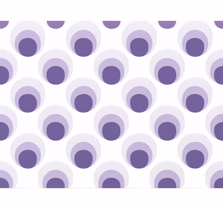 Violetti ympyräkerroskuvio olohuone tapetti - Tenstickers
