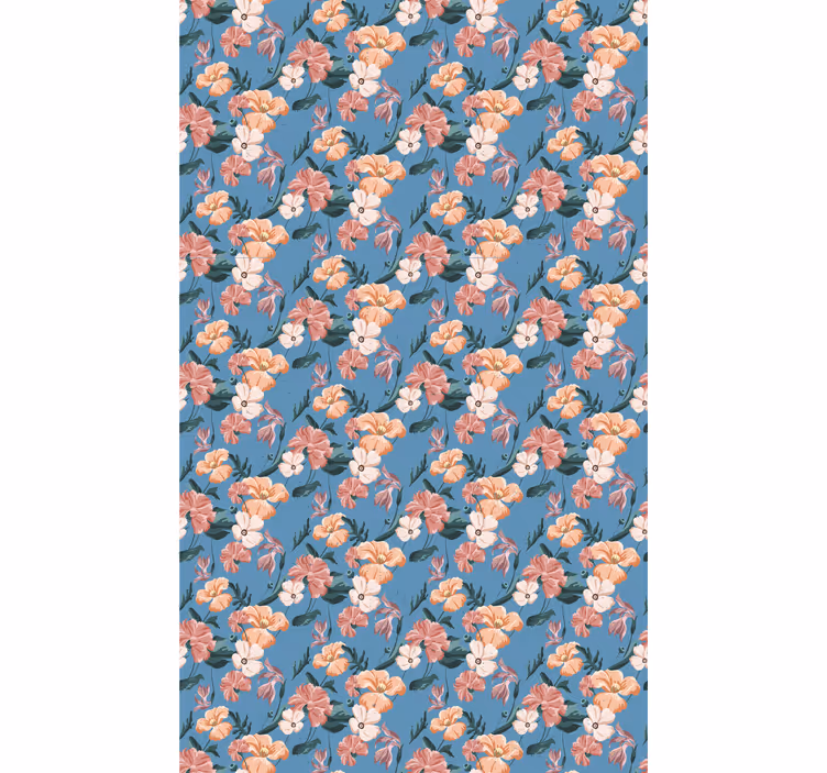 Kukkatapetti 'ziedi farkut' - Tenstickers