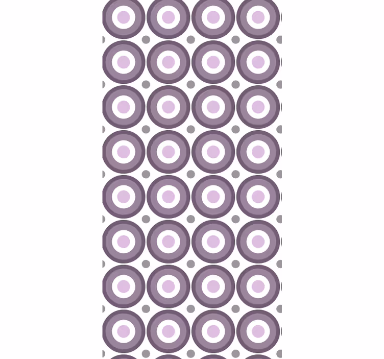 Lila 70-luvun tyyli makuhuoneen tapetti - Tenstickers