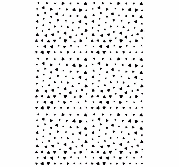 Makuhuoneen tapetti geometrinen sydänkuvio - Tenstickers