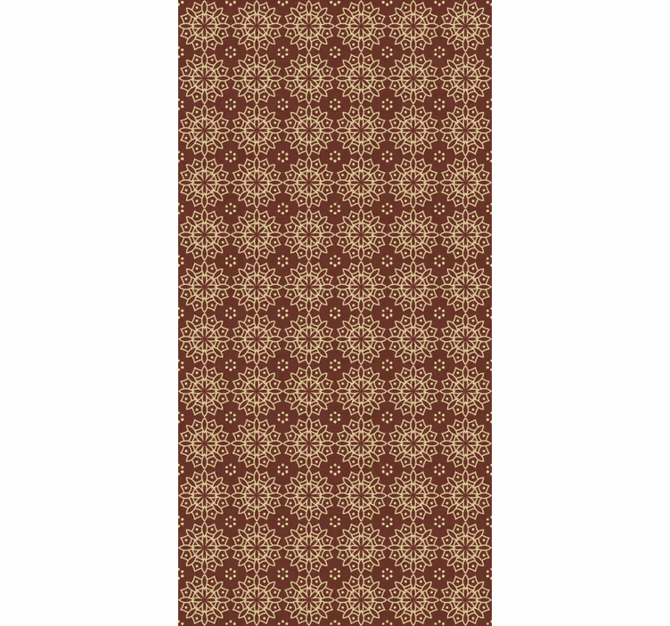 Makuhuoneen tapetti geometrinen kuviointi - Tenstickers
