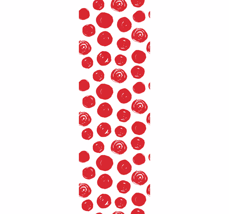 Suuri pilkkukuosiset makuuhuoneen tapetti - Tenstickers