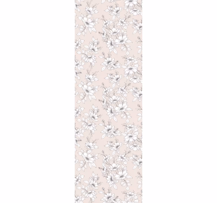 Pohjoismainen villi ja elegantti kuvio makuuhuoneen tapetti - Tenstickers