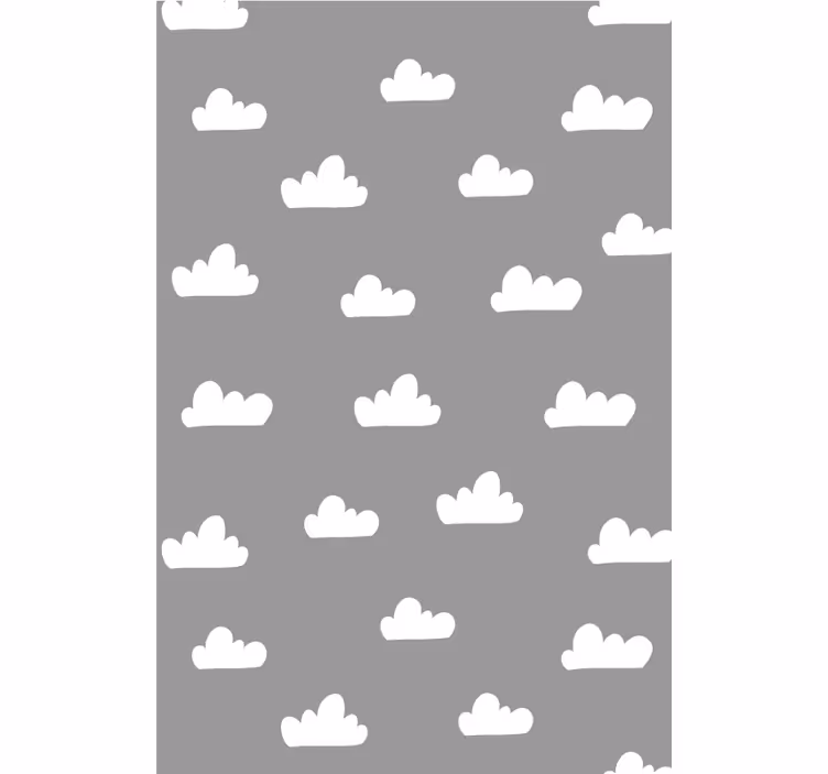 Harmaa tapetti pilviset taivaat - Tenstickers