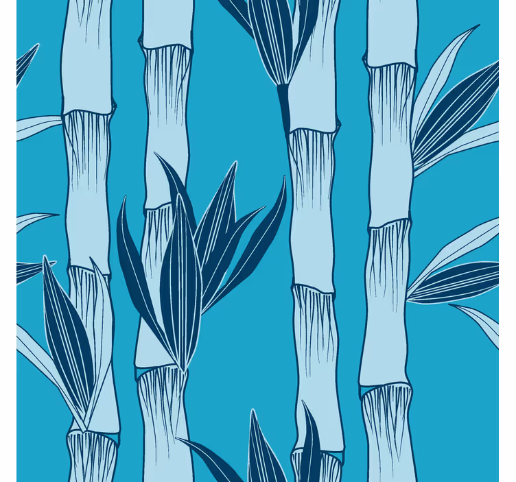 Tekstuuri tapetti puu bambu - Tenstickers