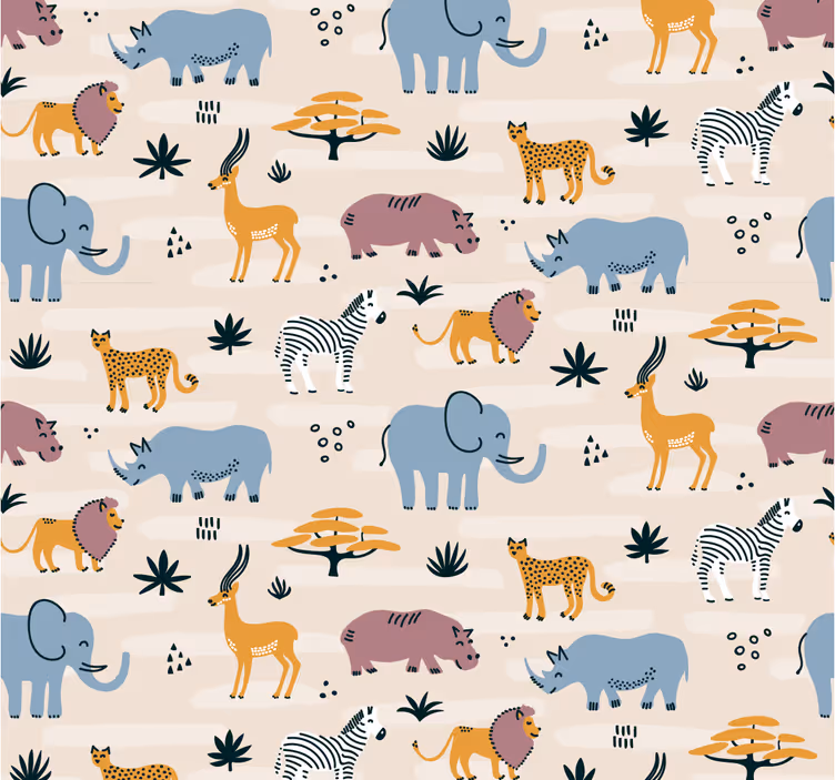 Villieläimet eläin tapetti - Tenstickers