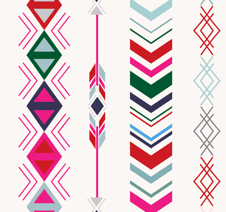 Moderni tapetti pastelli nuolet - Tenstickers