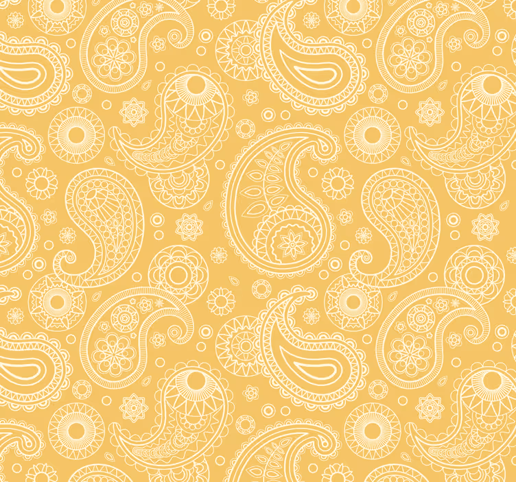 Upea arabialainen paisley-tyyli ornamentti tapetti - Tenstickers