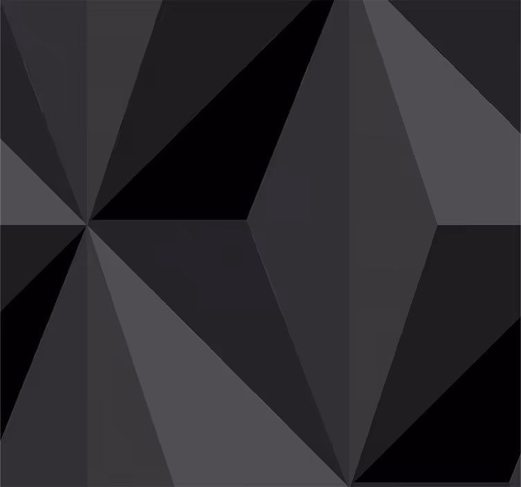 Geometriset kolmiot 3d kolmiokuvioinen tapetti - Tenstickers