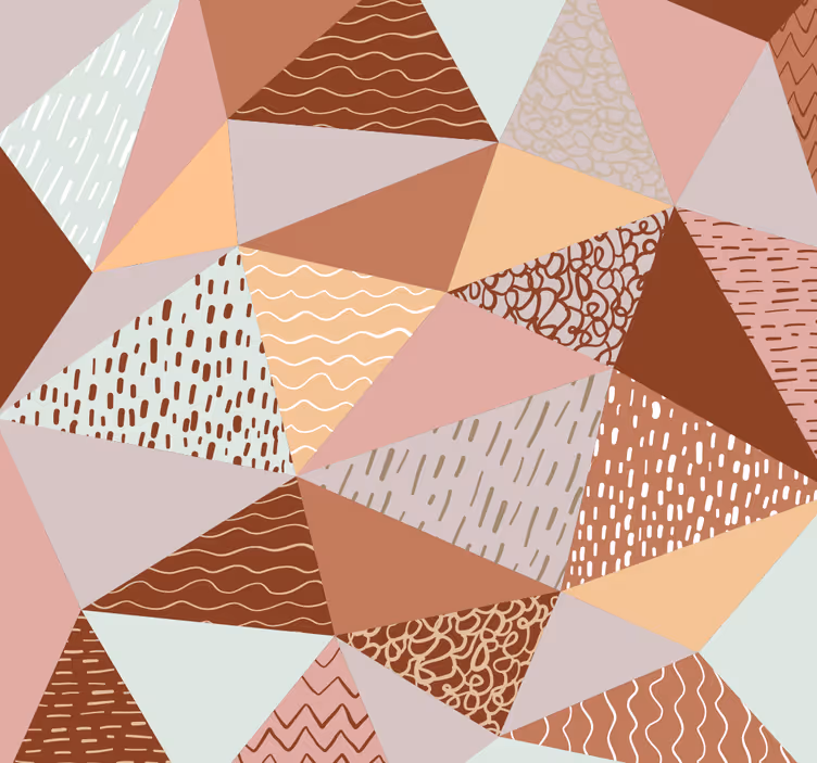 Triangles - koostumus kolmio tapetti - Tenstickers