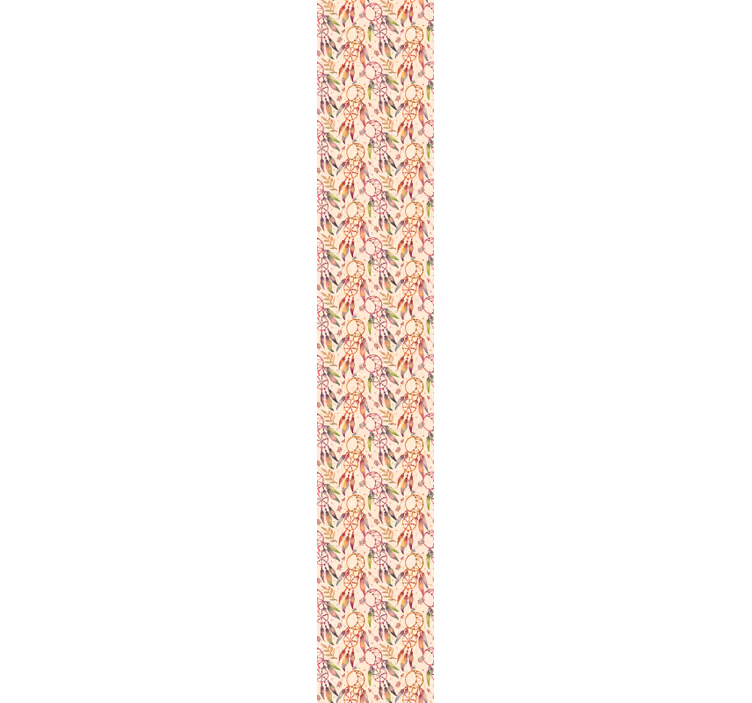 Makuuhuone hippi tyyli lastenhuoneen tapetti - Tenstickers