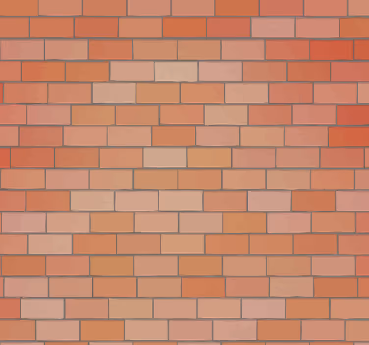 Tiili julkisivu tiilitapetti - Tenstickers