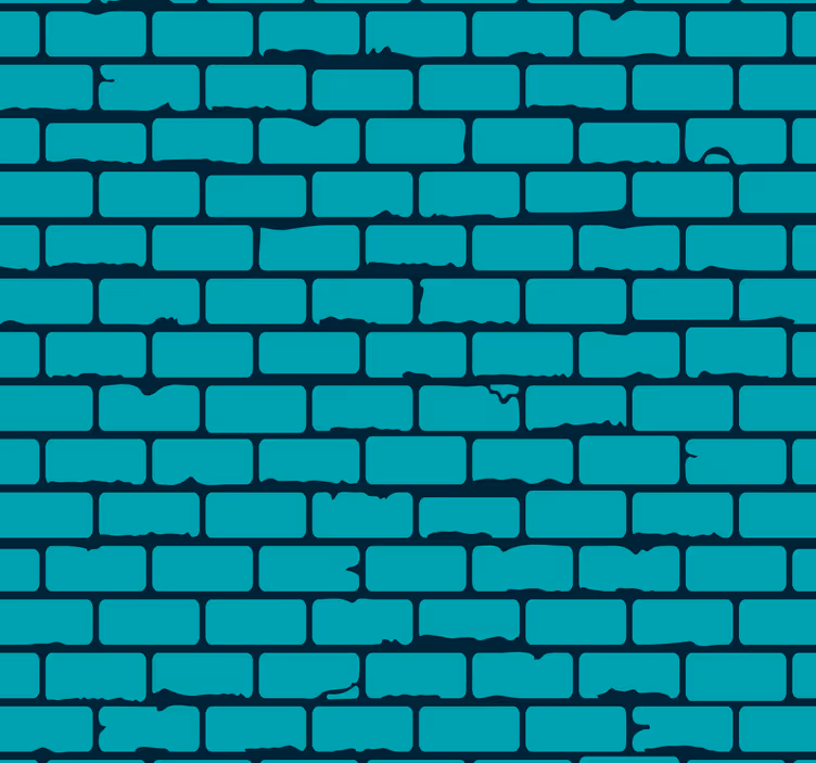 Aqua olohuone tapetit - Tenstickers