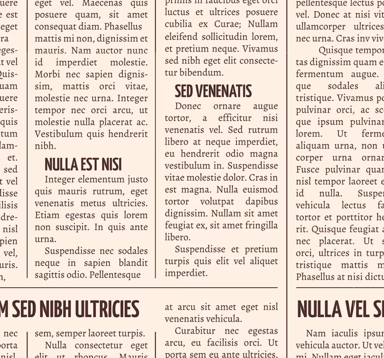 Tapetti vintage sanomalehti tulosta abstrakti tapetti - Tenstickers