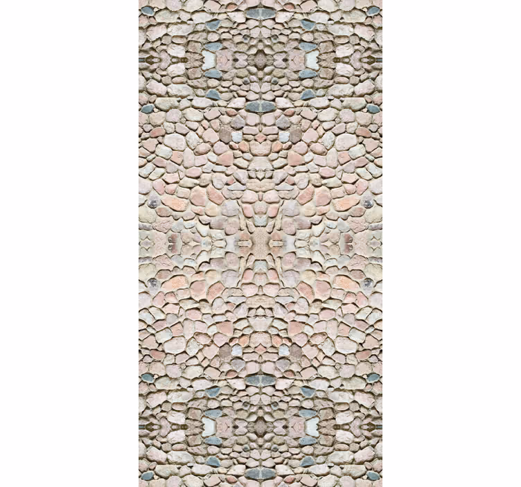 Orgaanisen tekstuurin eleganssia kuviotapetti - Tenstickers