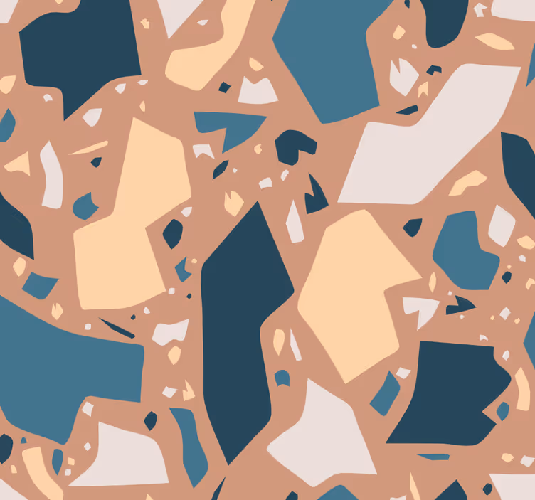 Kivi mosaiikkitaide kiviseinä tapetti - Tenstickers