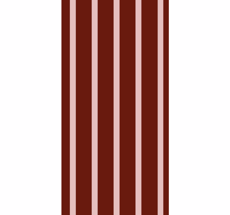 Raidallinen eleganssi pystysuora raitatapetti - Tenstickers