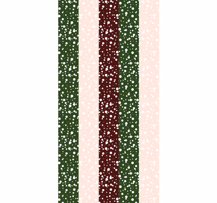 Raidallinen polkakuvio raitatapetti - Tenstickers