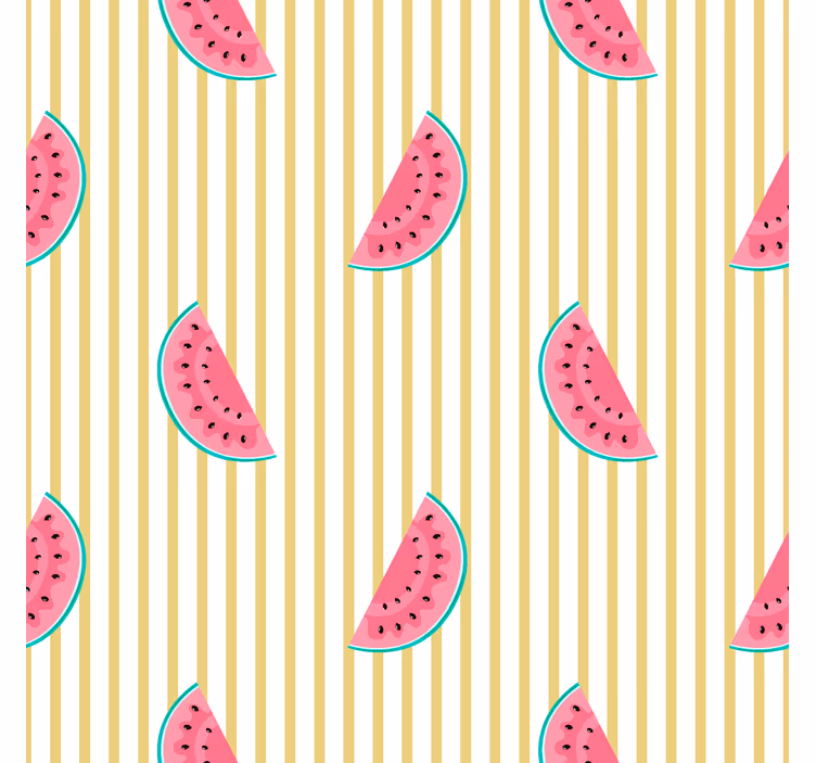 Vesimeloniviipaleita keittiötapetti - Tenstickers