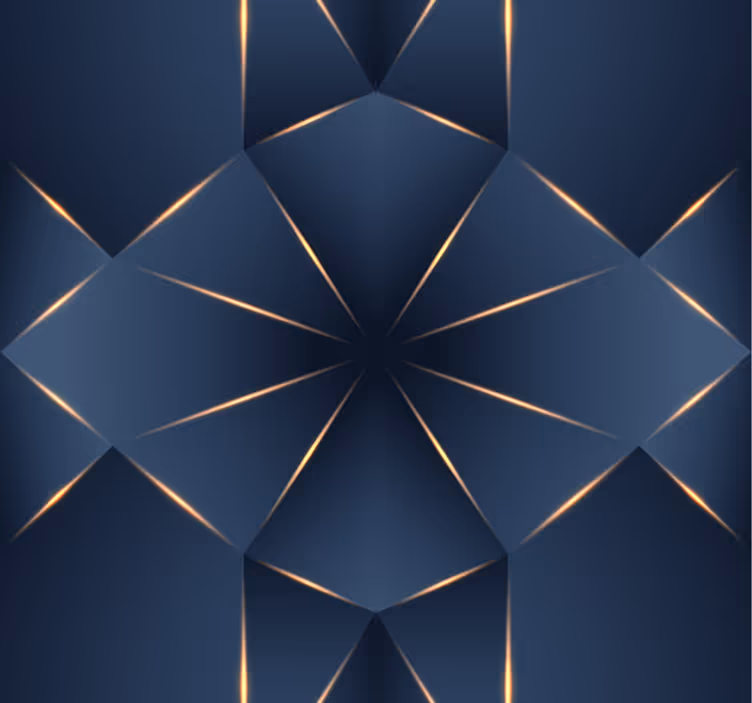 3d geometriset luvut 3d tapetti - Tenstickers
