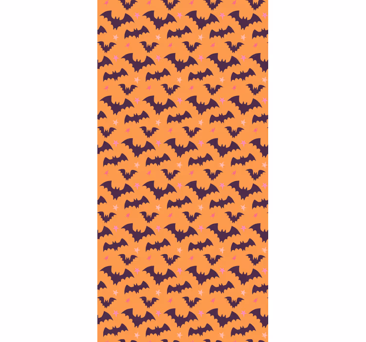 Lepakko kuvio halloween tapetti - Tenstickers