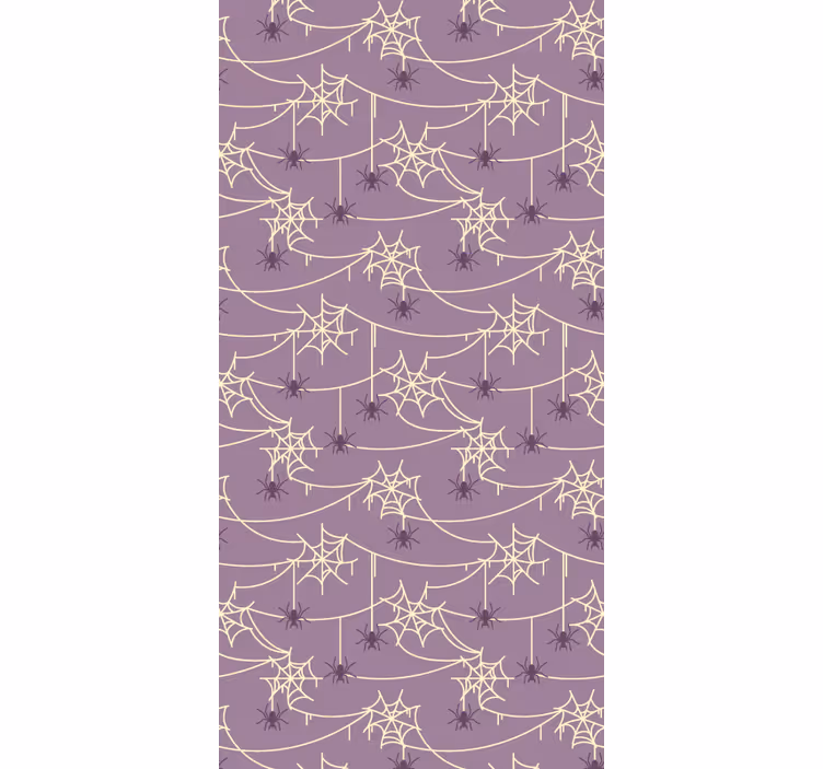 Hämähäkinverkko-aihe halloween tapetti - Tenstickers