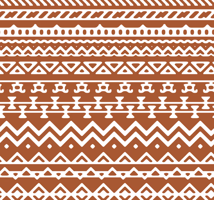 Afrikkalainen heimo taide tapetti - Tenstickers