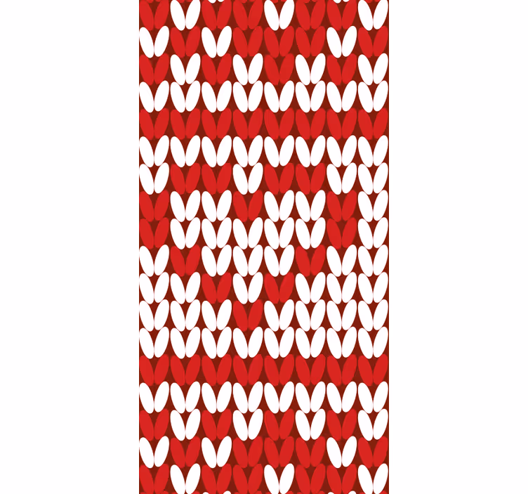 Sydämen pistekuvio ympyrät tapetti - Tenstickers