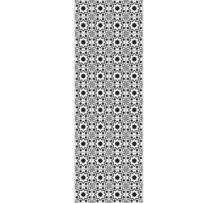 Geometrinen laattakokonaisuus laatta tapetti - Tenstickers