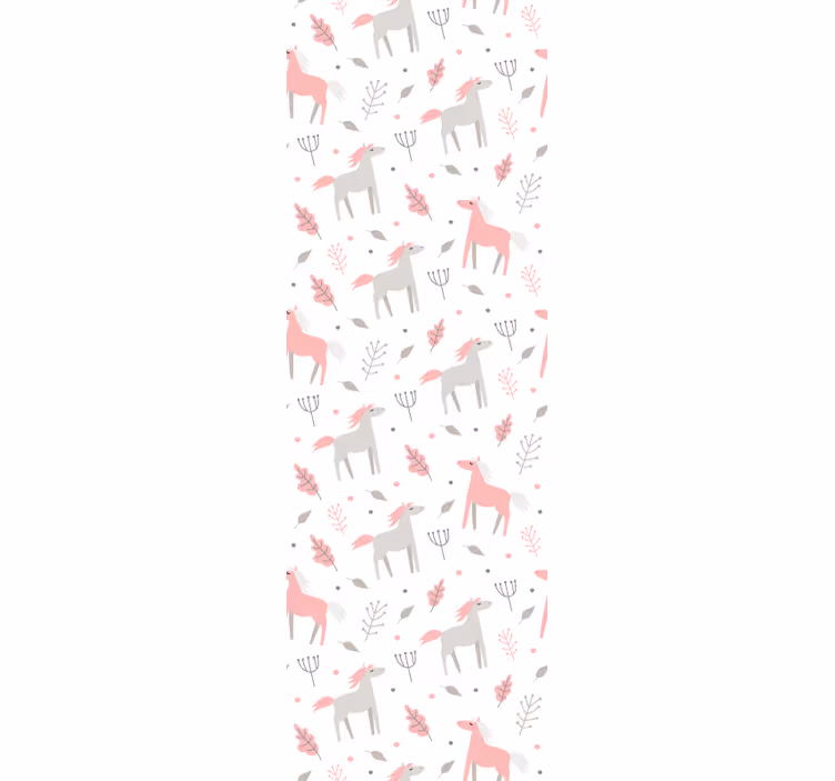 Hevosen puuta eläintapetti - Tenstickers