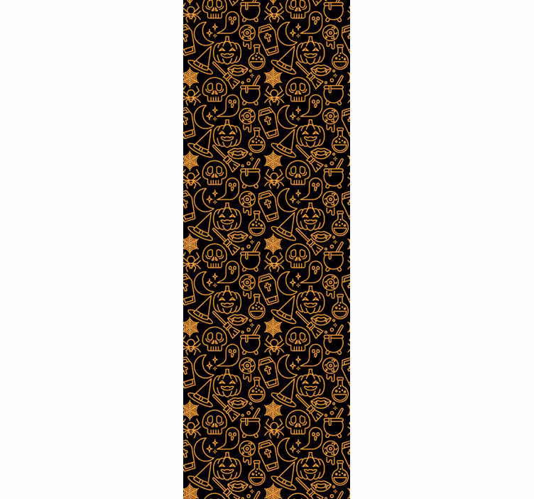 Pelottava kausikuva halloween tapetti - Tenstickers