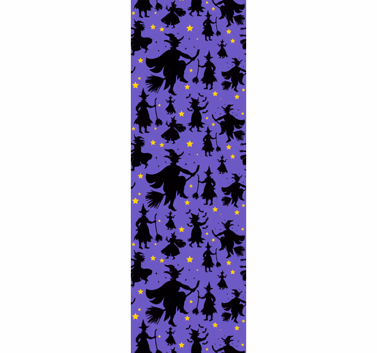 Noita siluetteja halloween tapetti - Tenstickers