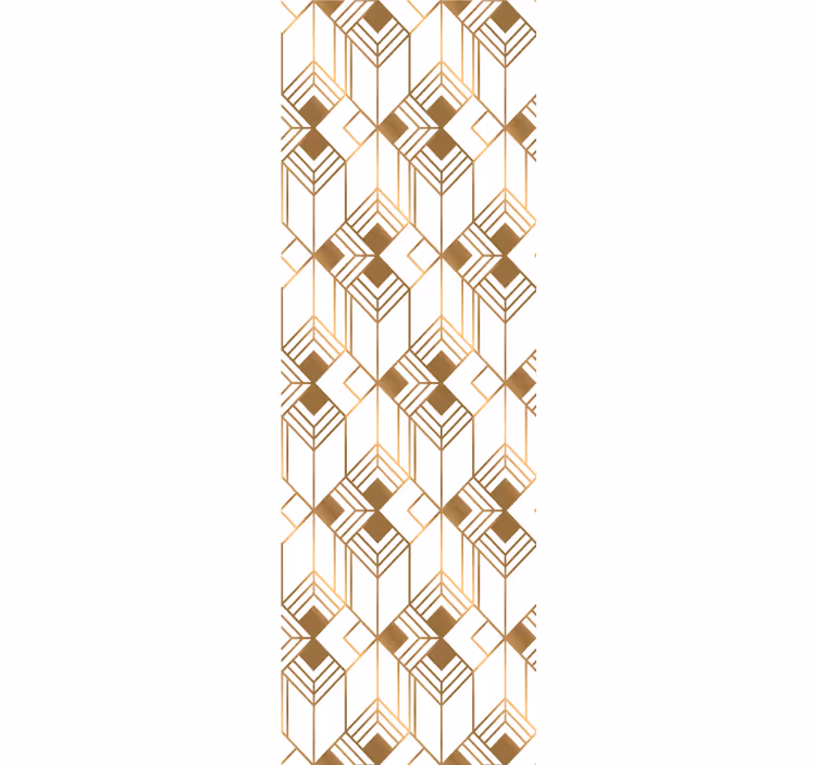 Kubistinen symmetria geometrinen tapetti - Tenstickers