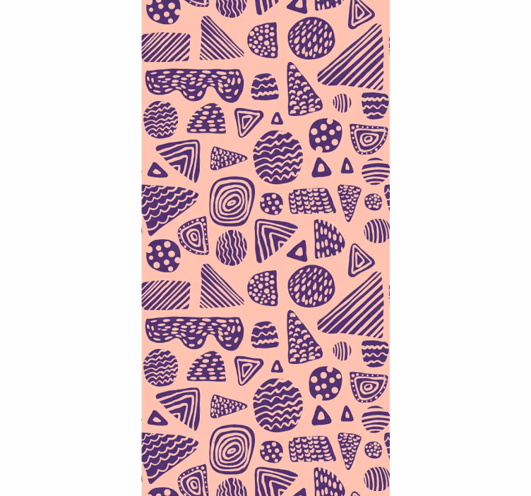 Geometriset muotot yhdistelmäolohuonetapetti - Tenstickers