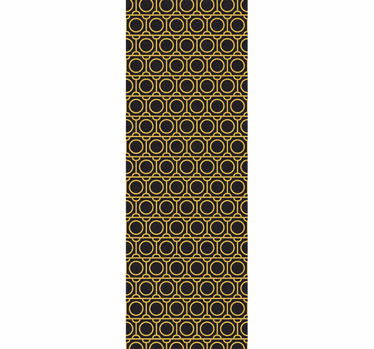 Geometriset renkaat geometrinen tapetti - Tenstickers