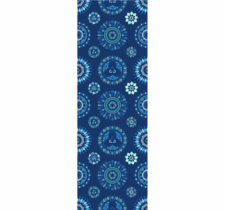 Mandala-laatan olemus olohuone tapetti - Tenstickers